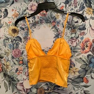 Gold tank top